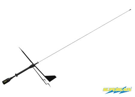 5636320 VHF antenna Supergain Black Swan with Windex