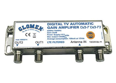 5637008_1 TV Antenna Glomex Adhara V9150AGC/DAB20
