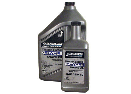 5701410 Quicksilver 4-Stroke Oil 25w-40 4lt