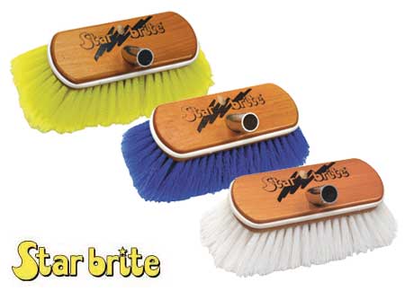 Wood Cleaning Brush Star Brite Yellow Soft