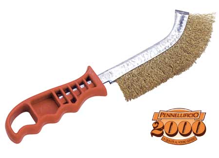 5790075 Metal Brush with Plastic Handle