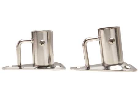 612625_ Stanchion Bases Angled 25mm Triangular