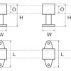 621922_ Handrail Supports Oval Classic D25 End Stainless Steel