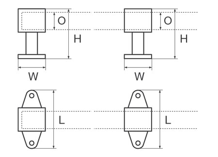 621922_ Handrail Supports Oval Classic D25 End Stainless Steel