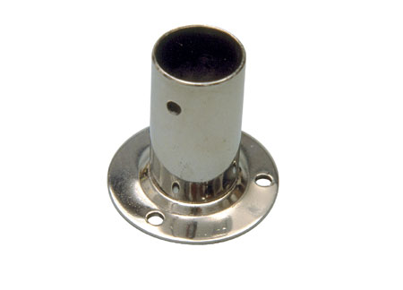 631525 Round Base Moulded 90° Railings Tube 25mm Stainless Steel
