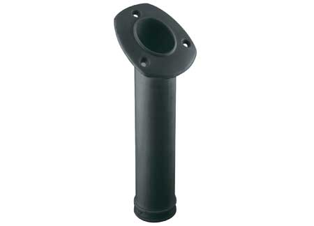 Black Fishing Rod Holder Flush Mount H250mm D40mm
