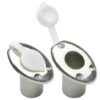 810075_ Stainless Steel Base Angled for Flag Poles D20mm