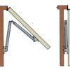 840062_ Table Support Mod. Southco Foldable 480/240mm 100Kg
