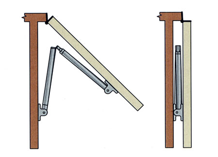 840062_ Table Support Mod. Southco Foldable 480/240mm 100Kg