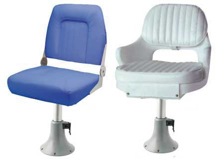 Adjustable Seat pedestal H330/430mm Base 250mm