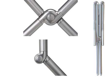 860461_ Folding Chair Forma Astron A6000T White 86x47cm H46cm