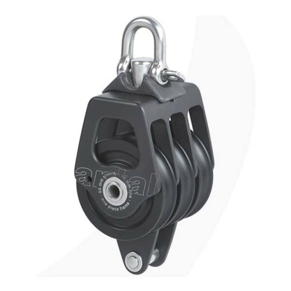 Antal20Pulley20Triple20Block20with20Becket2050mm Antal Pulley Triple Block with Becket 50mm ( 10mm line)