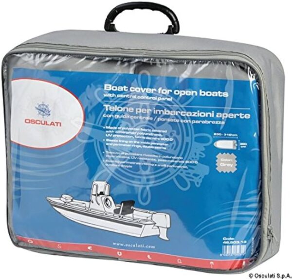 Boat20Covers20osculati Grey Boat Covers adjustable from 300 to 360 cm
