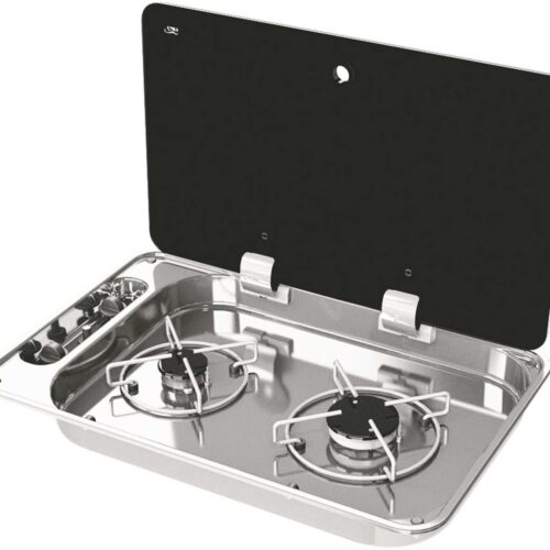 Can20Hoodiny20Inox Stainless Steel Cooker Hoodiny 2-Burner 530 x 325mm