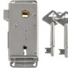 Chiavi204062B Rim lock Left Hand 112x46mm Chromed Brass Model 4062B