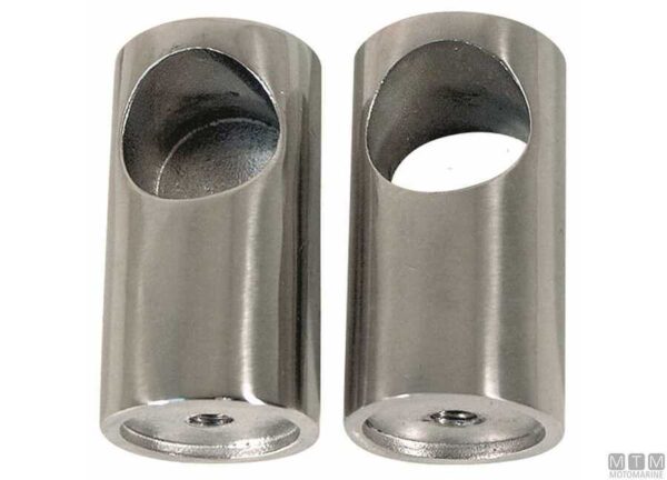 Cilindric Handrail Supports D22 Center Stainless Steel