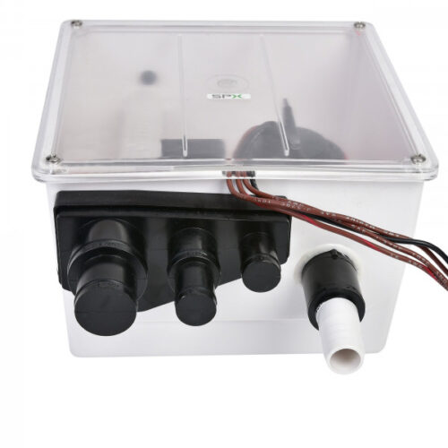 Drainage System with Johnson Pump 1000 GPH 12V