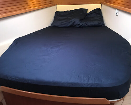 Elastic Cotton Bed Sheets - Blue - Type A