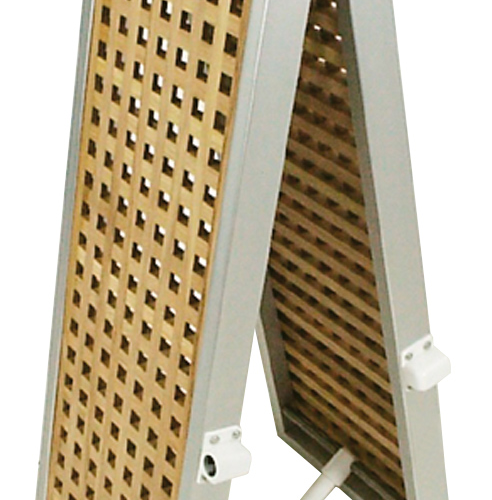 Aluminum and wood Foldable Gangway 190x37cm
