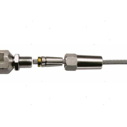 Fork20Terminals Stainless Norseman Fork Terminal for quick connection cable 5 mm