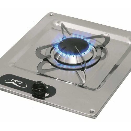 Fornello20a20Gas20120Fuoco Stainless Steel Cooker Burny 1 with 1 Burner 320 x 285mm