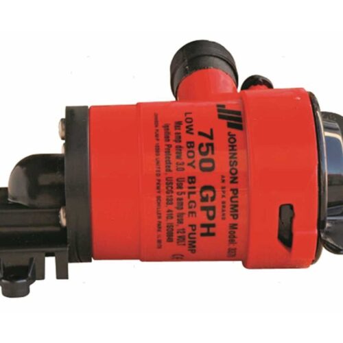 Johnson20550LB Bilge Pump Johnson Low Boy 750 GPH 12V 44lt minute