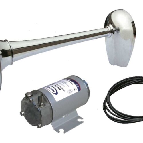 Marco20Compressore2012V20l450mm Marine Trumpet Horn Approved 400mm 12v 123db