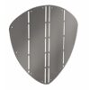 Paraprua20Triangolare Bow Plate Triangular Stainless Steel 35 x 34.5cm