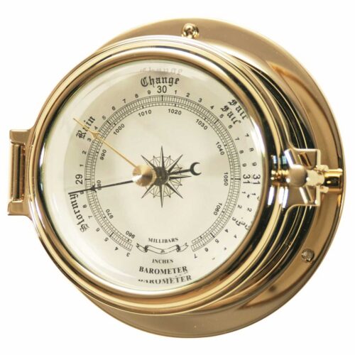 Polished20Brass20Barometer20120mm Polished Brass Barometer 120mm