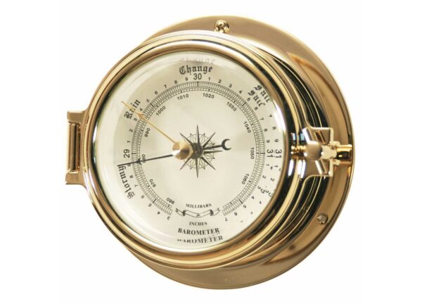 Polished20Brass20Barometer20120mm Polished Brass Barometer 120mm