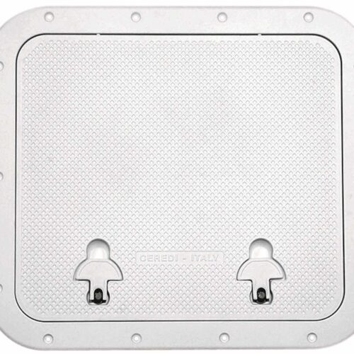 Anodized Aluminum White Hatches 460 x 510 mm