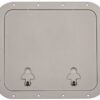 Portello20Large20Grigio Anodized Aluminum Grey Hatches 460 x 510mm