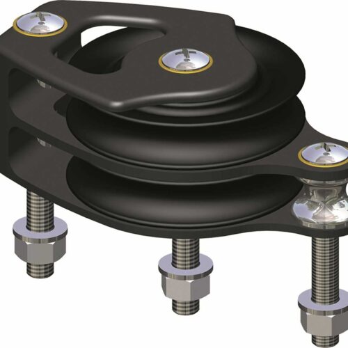 Double Cheek Block Antal 70mm for 12mm line