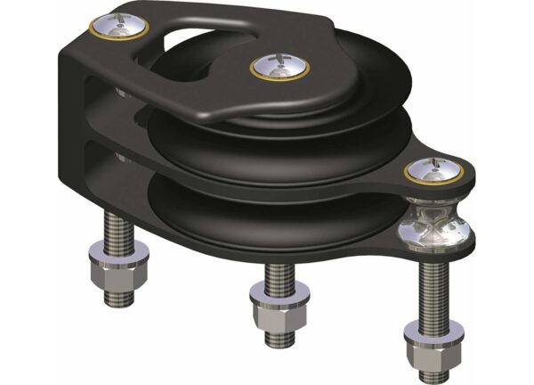 Rinvio20Doppio Double Cheek Block Antal 70mm for 12mm line