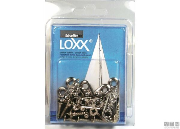 Set20Basetteviti20Loxx2010PZ1 Set 10pcs Stainless Steel Loxx-Tenax self-tapping screws 16mm