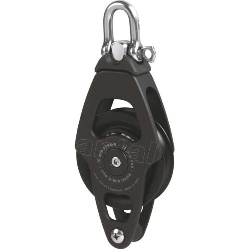 Singolo20Antal20con20Arricavo Pulley Antal Single with Becket 50mm for lines up to 10mm