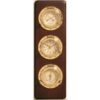 Stazione20Meteo20Verticale Polished Brass plated Zirconium weather station 130mm x H410mm