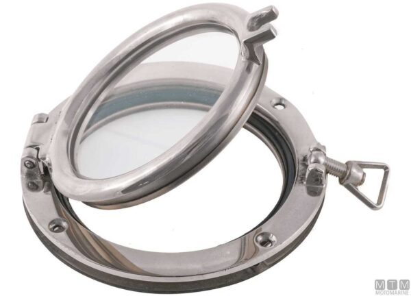 Tondo20Lowc Portlight Low Round 207mm Chromed Brass