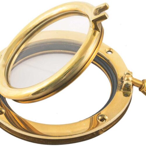Tondo20Lowd Portlight Low Round 207mm Polished Brass