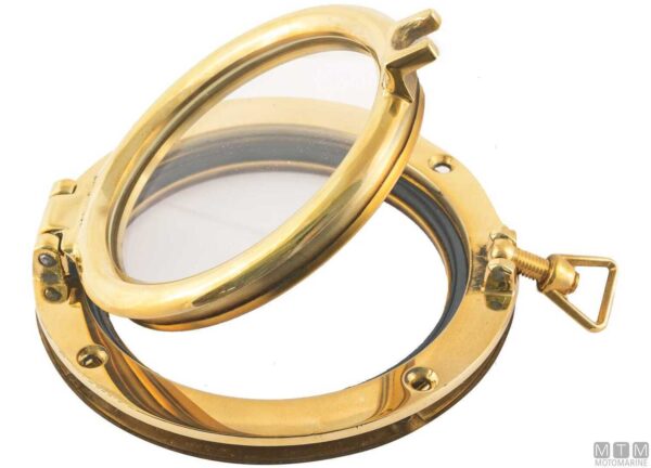 Tondo20Lowd Portlight Low Round 207mm Polished Brass