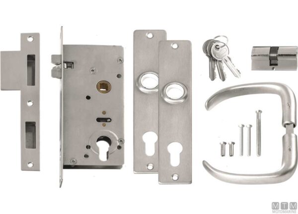 con20Chiavi202035 Mortise Doorlock Left Hand 163x75x13mm Model 2035