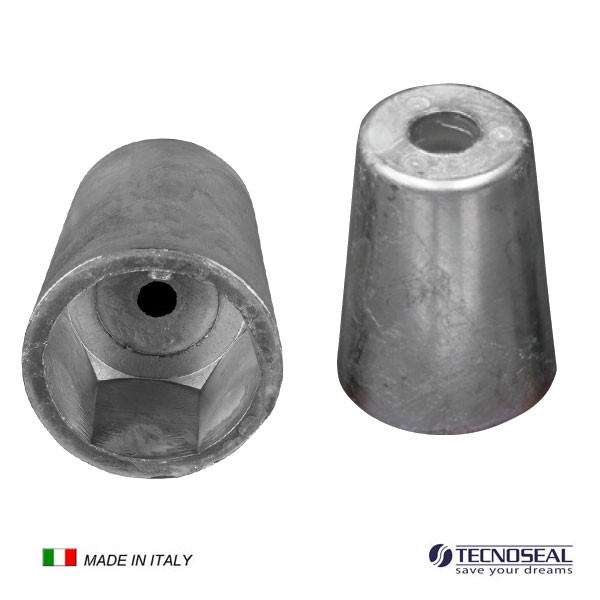 hexagonal Hexagonal Ogive Anodes for 30 mm shaft