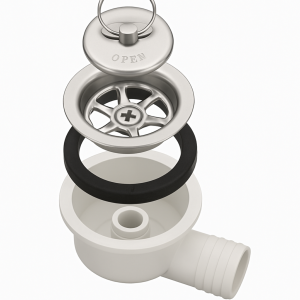Drainage with elbow for Sinks -20mm