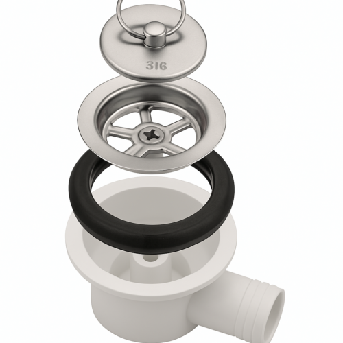 Drainage with Elbow for Sinks -25mm