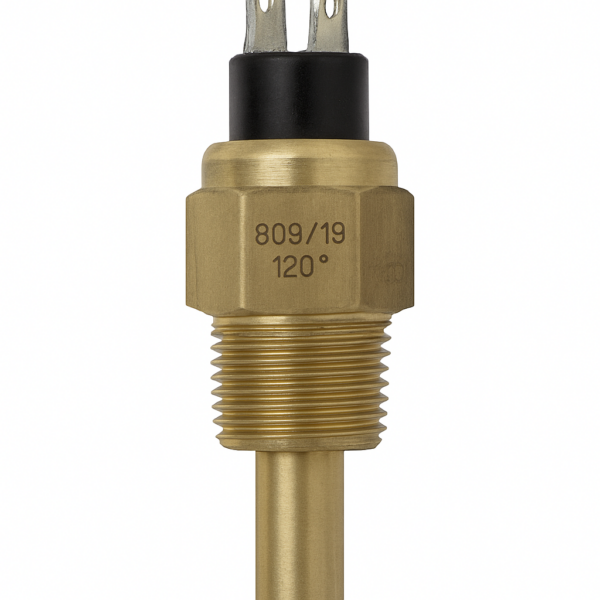 product-111136-20260614124251 Temperature sender 40-120 grades 1/2" x 14 NPTF 1 Pole+Alarm ( VDO 323-803-001-019D)