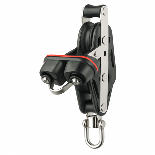 product-112373-20260613142704 Sprenger Fiddle Pulley with Cam Cleat and Becket 36mm up to 10mm lines