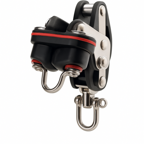 product-112374-20260613143920 Pulley Sprenger Single with Cam Cleat & Becket 36mm up to 10mm lines