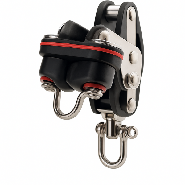 product-112374-20260613143920 Pulley Sprenger Single with Cam Cleat & Becket 36mm up to 10mm lines