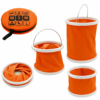 Folding Nautical Bucket Orange 11lt