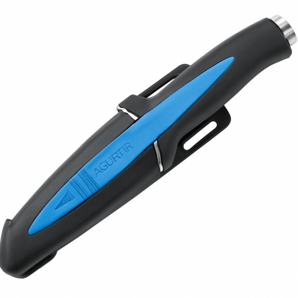 product-115075-20260619014445 Compact diving knife Aquatis Black and Blue 12cm